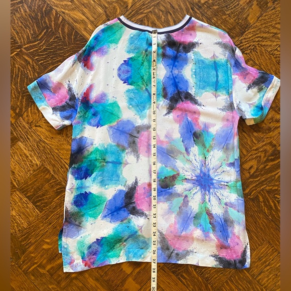 NWOT Desigual Abstract Oversized Asymmetrical Tee - Size M - Picture 8 of 13